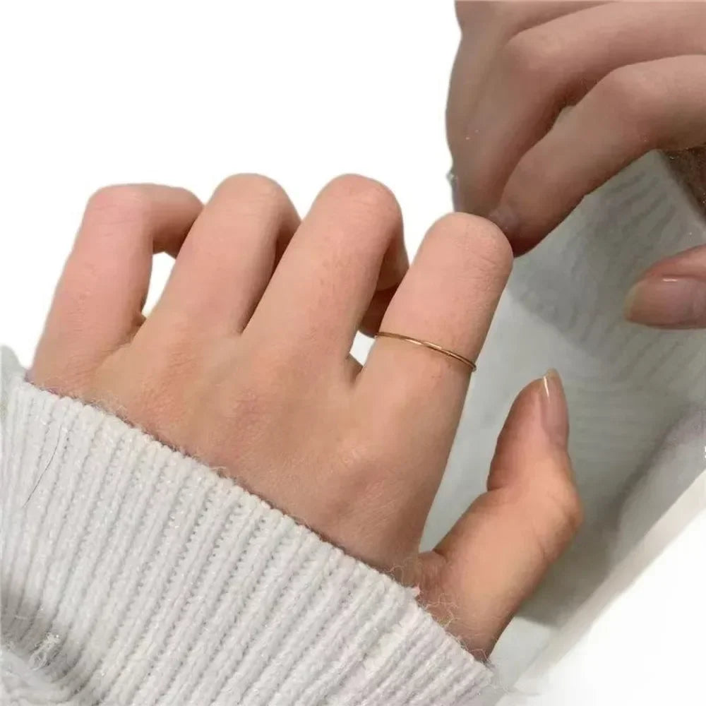 Minimalist Silver-Plated Stainless Steel Rings for Women
Elegant Stackable Design | Modern Everyday Jewelry | Durable, Tarnish-Resistant Finish.