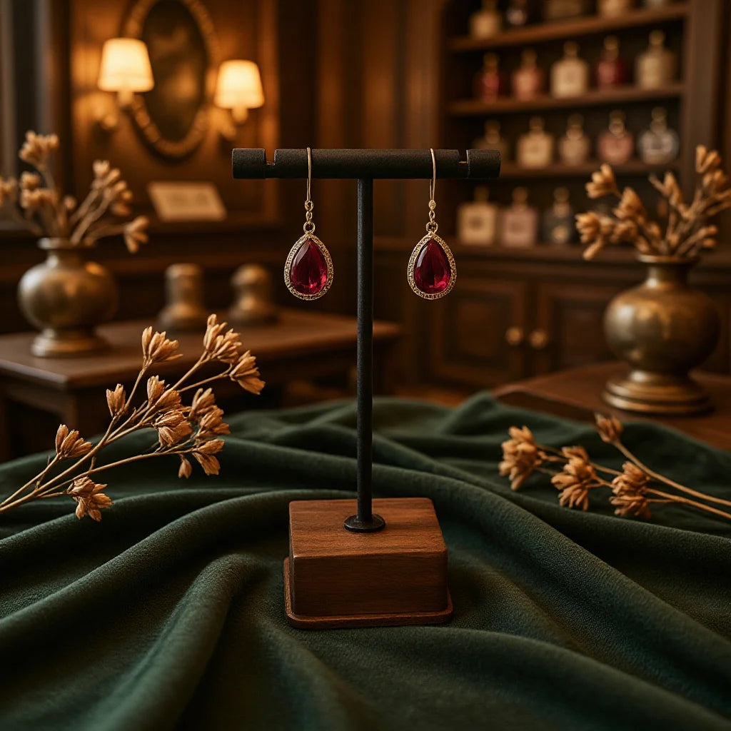 Bring timeless elegance to your space with this Minimalist T-Bar Jewelry Stand, crafted from rich walnut wood and sleek metal. Designed for both style and function, it keeps your favorite earrings, necklaces, and accessories.