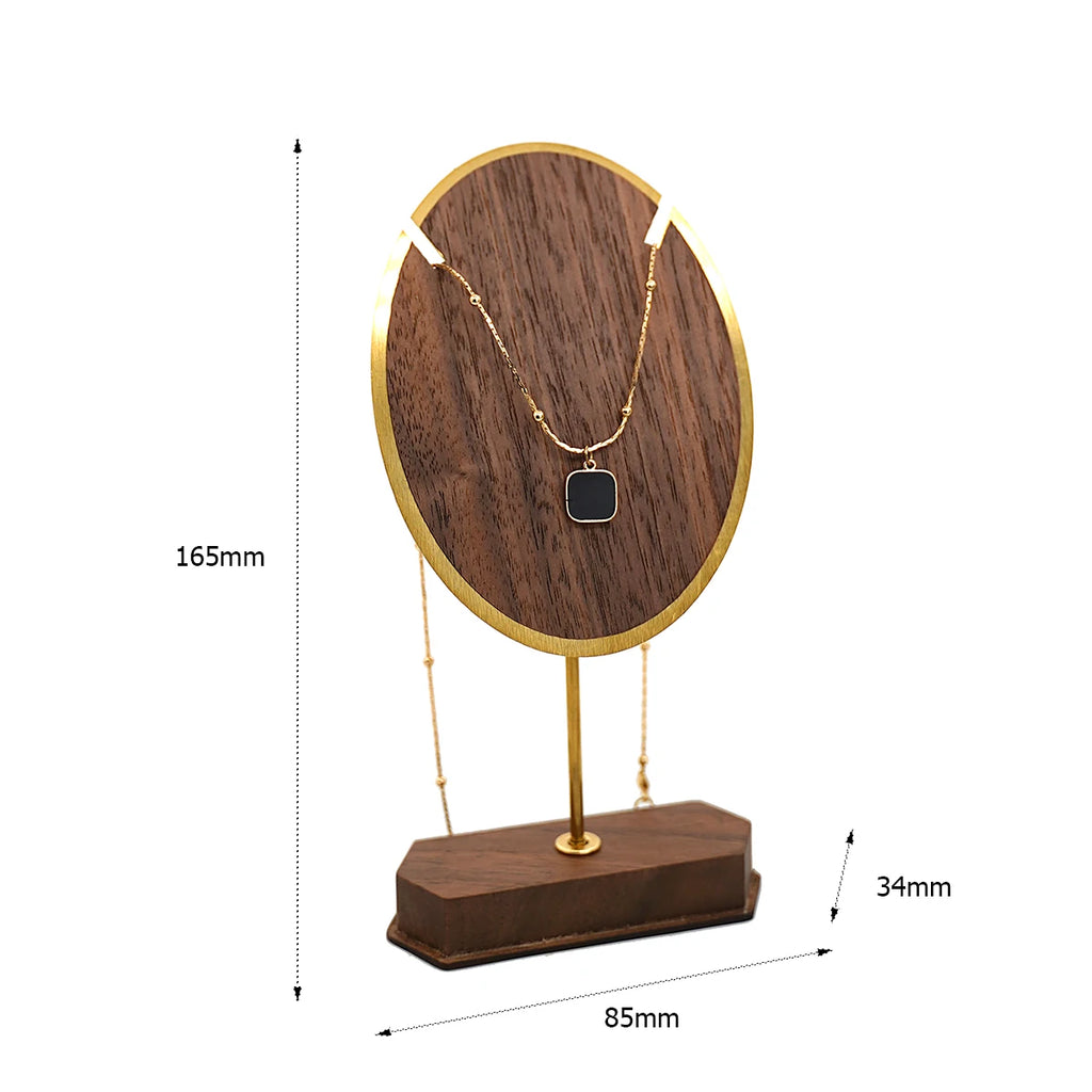 Bring timeless elegance to your space with this Minimalist T-Bar Jewelry Stand, crafted from rich walnut wood and sleek metal. Designed for both style and function, it keeps your favorite earrings, necklaces, and accessories.