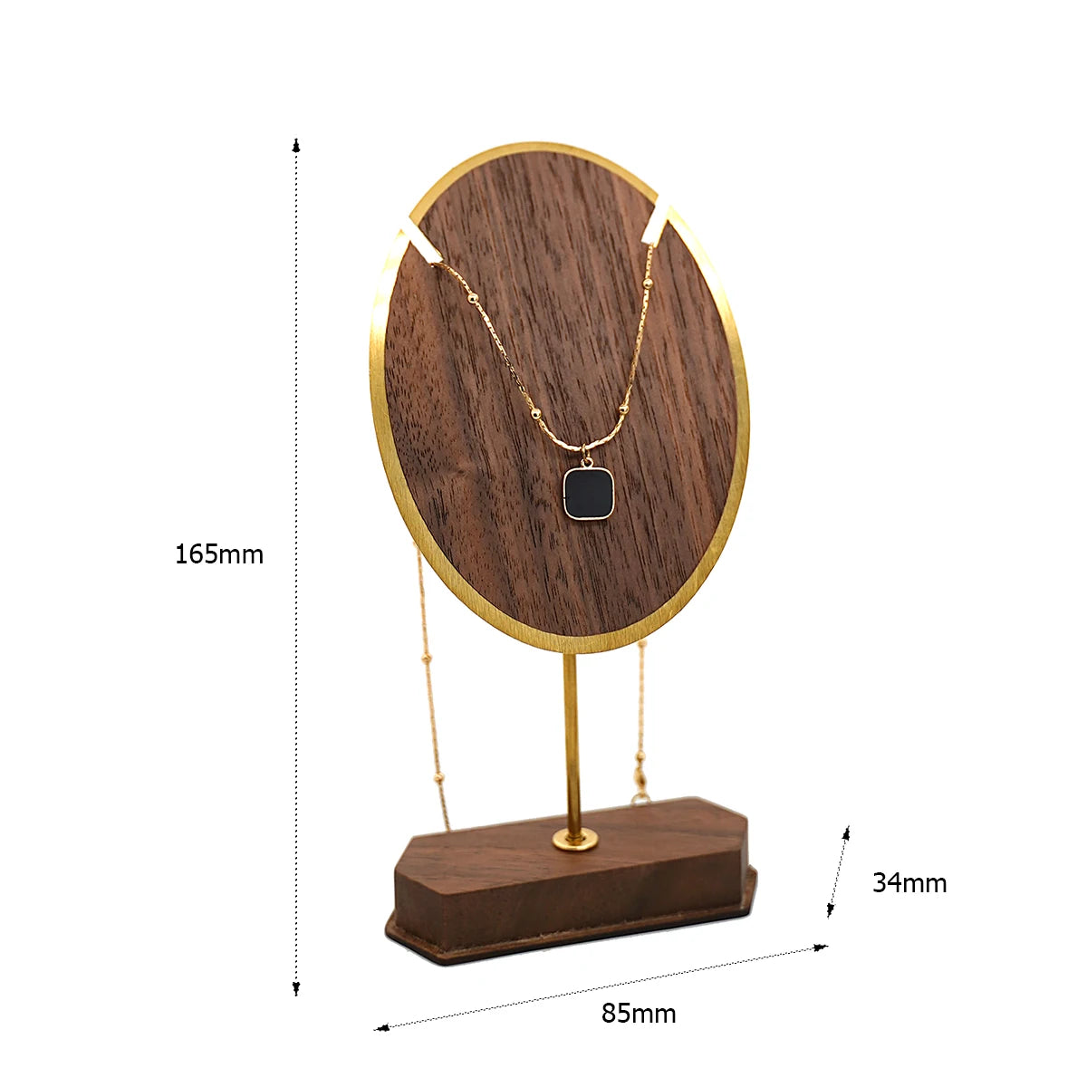Bring timeless elegance to your space with this Minimalist T-Bar Jewelry Stand, crafted from rich walnut wood and sleek metal. Designed for both style and function, it keeps your favorite earrings, necklaces, and accessories.