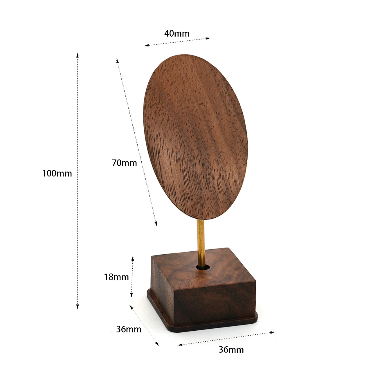 Bring timeless elegance to your space with this Minimalist T-Bar Jewelry Stand, crafted from rich walnut wood and sleek metal. Designed for both style and function, it keeps your favorite earrings, necklaces, and accessories.
